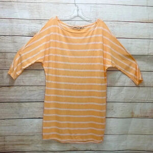 Michael Stars Dolman Sleeve Stripe Tunic Top